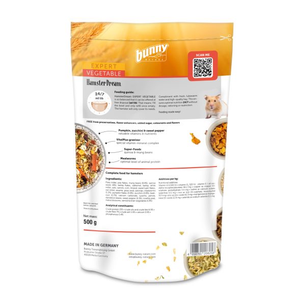 HamsterDream Expert VEGETABLE 500g