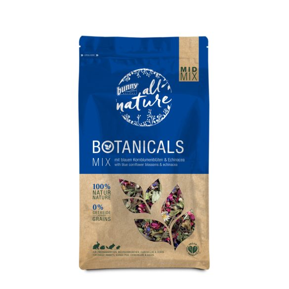 BOTANICALS MID MIX 
Mix with blue cornflower blossoms & echinacea 120 g